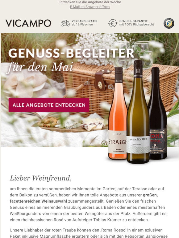 Vicampo Wein Online Kaufen Und Bestellen 41 Gnstiger Italiens