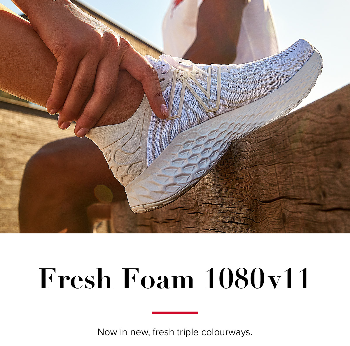 fresh foam 1080v11 white