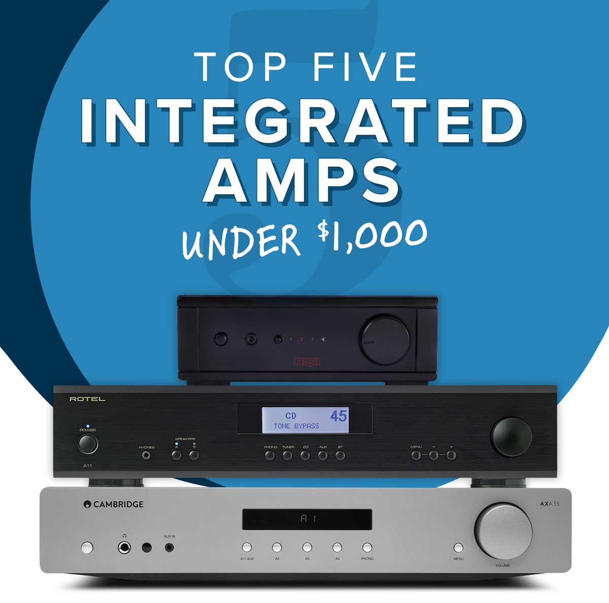 Audio Advice Top 5 Integrated Amps Under 1,000 To Supercharge Your