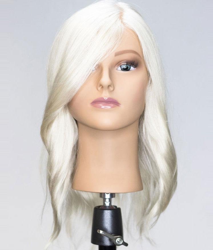 Jade Human Hair Mannequin for stying practice - HairArt Int'l Inc.