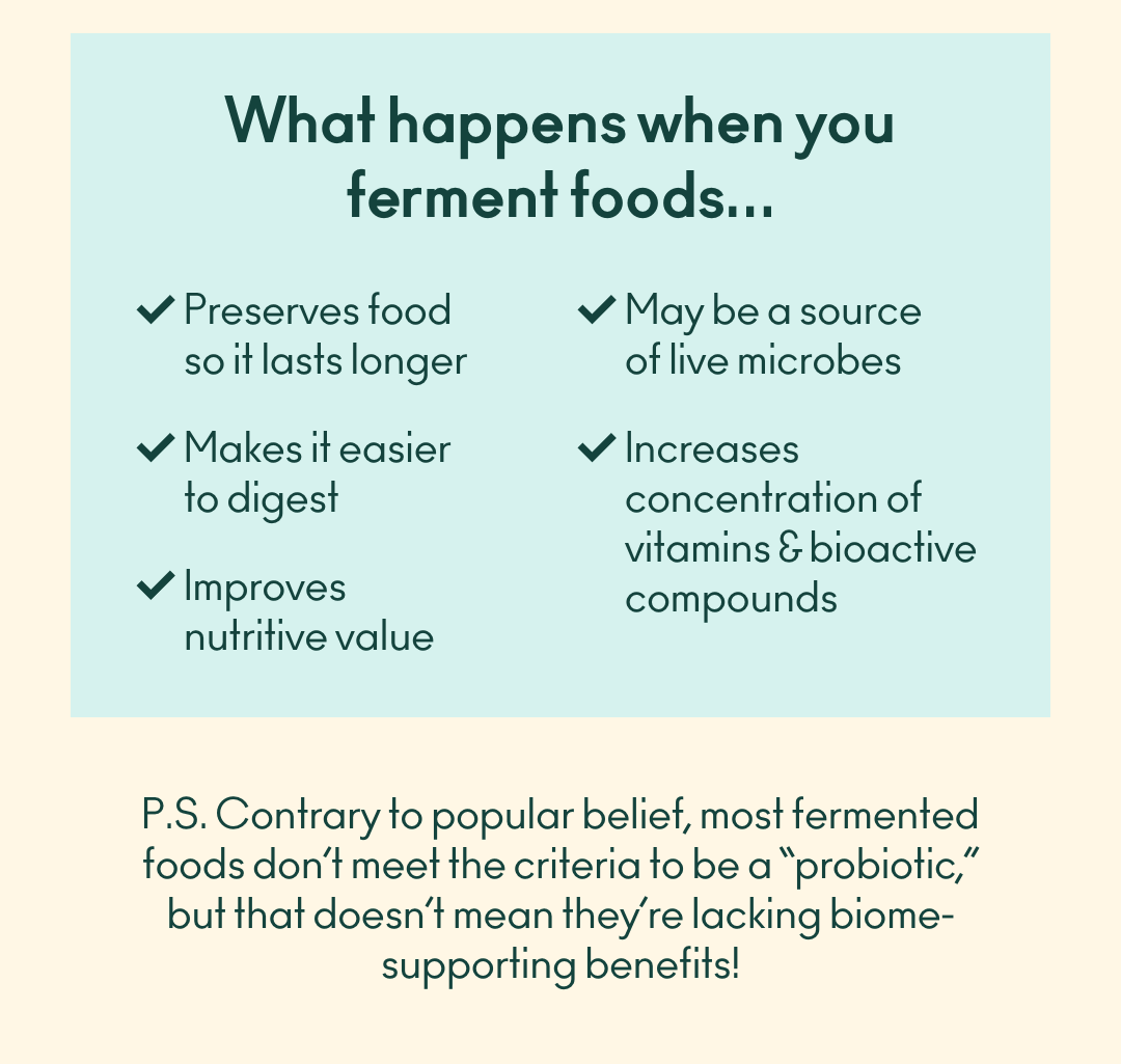What happens when you ferment foods. Turn images on. 