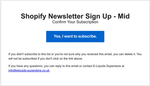 Confirm Your Subscription