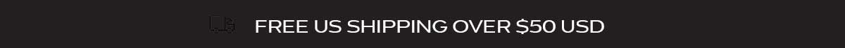 Free US shipping over $50 USD