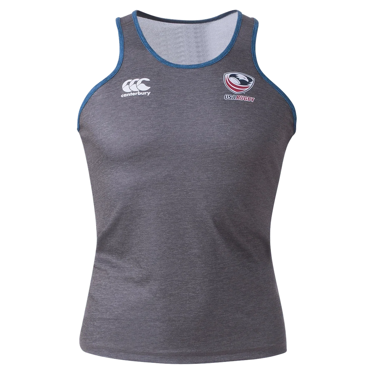 Image of USA Rugby Grey Vapodri Singlet EY