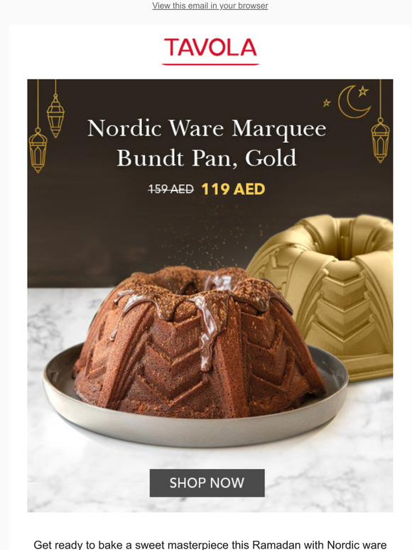 20% Off on the Gorgeous Nordic Ware Pan, Get it Now!