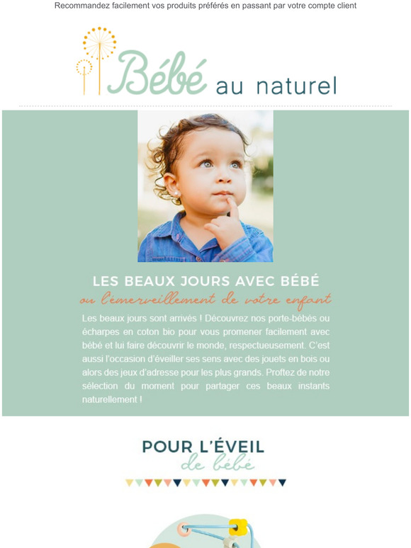 Bebe Au Naturel Com L Veil De Par Le Jeu Et Les Balades Milled