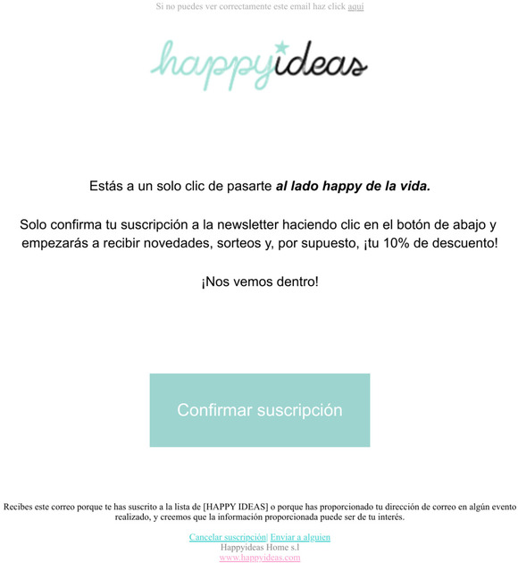 Confirma tu suscripcin