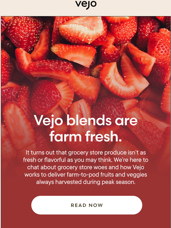 Is your store-bought produce really 'fresh'? Here's why Vejo's peak se