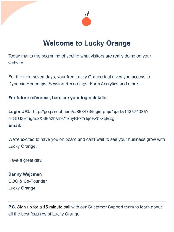 Welcome to Lucky Orange