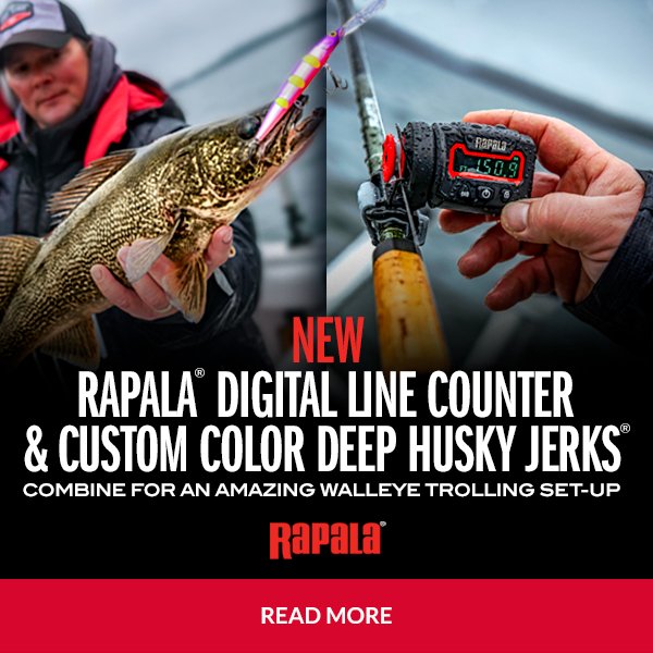 Rapala: New Rapala Digital Line Counter & Custom Color Deep Husky