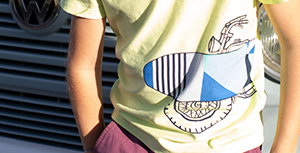 Surf Cycle Graphic Tee - Kiwi