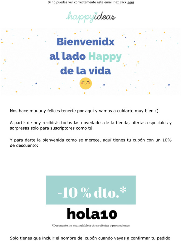 Gracias por suscribirte