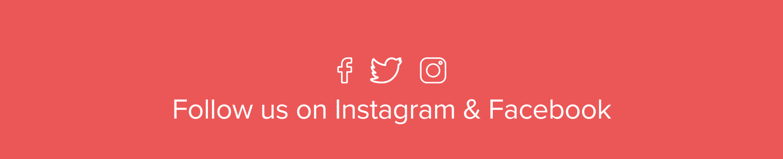 Follow us on Instagram