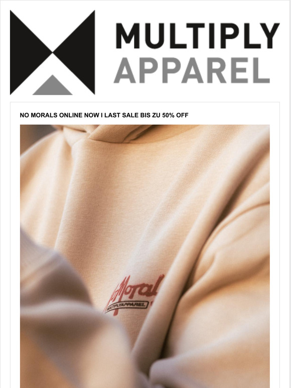No Morals Online Now I Last Sale bis zu 50% OFF