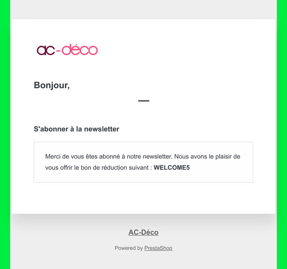 [AC-Dco] Bon de rduction newsletter