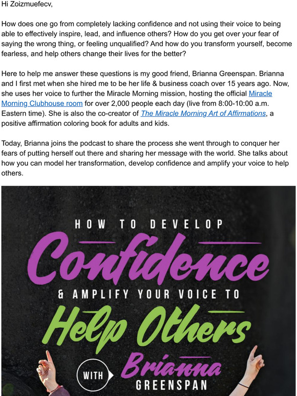 How to Develop Confidence & Amplify Your Voice to Help Others