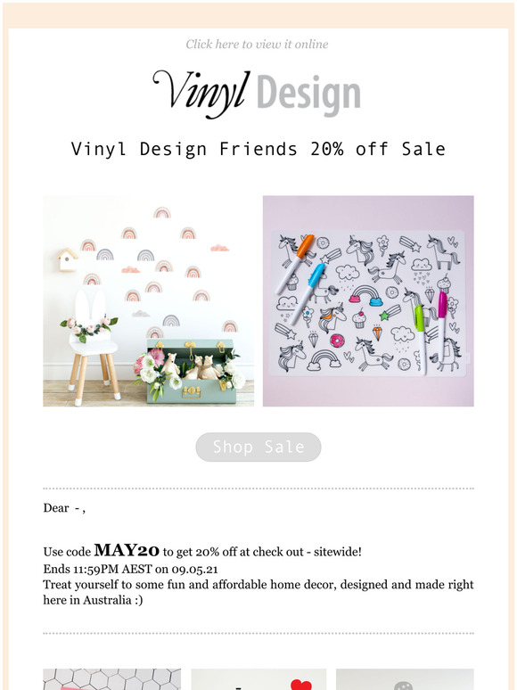 20% off until Sunday. Don't miss out!