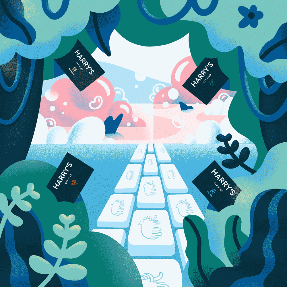 Follow the bar soap road