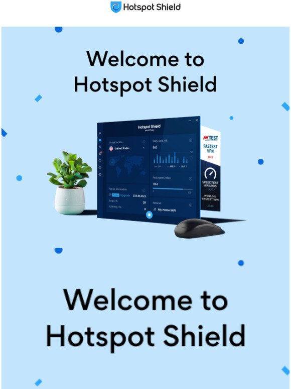 Welcome to Hotspot Shield 