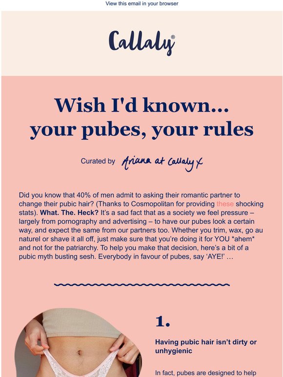 Your pubes, your rules