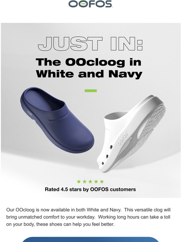 oofos black glitter