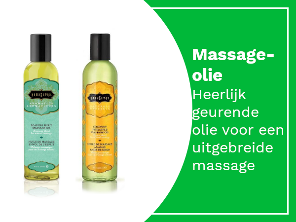 Massage-olie. Heerlijke geurende olie voor een uitgebreide massage.