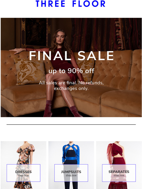 FINAL SALE. Once it's gone, it's gone