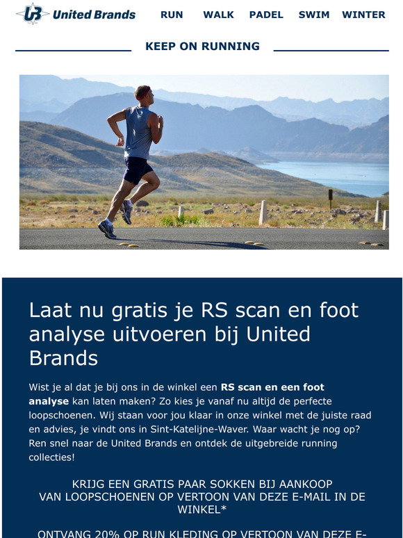 united brands loopschoenen