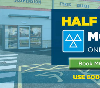 Half Price MOT only £27.42