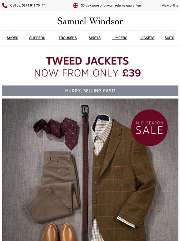 samuel windsor tweed jacket