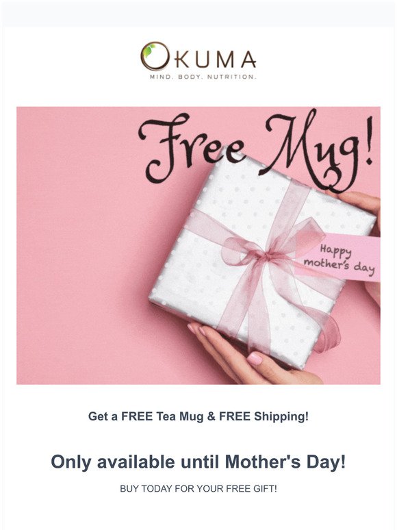 FREE GIFT for Mother's Day - Our grattitude to you.