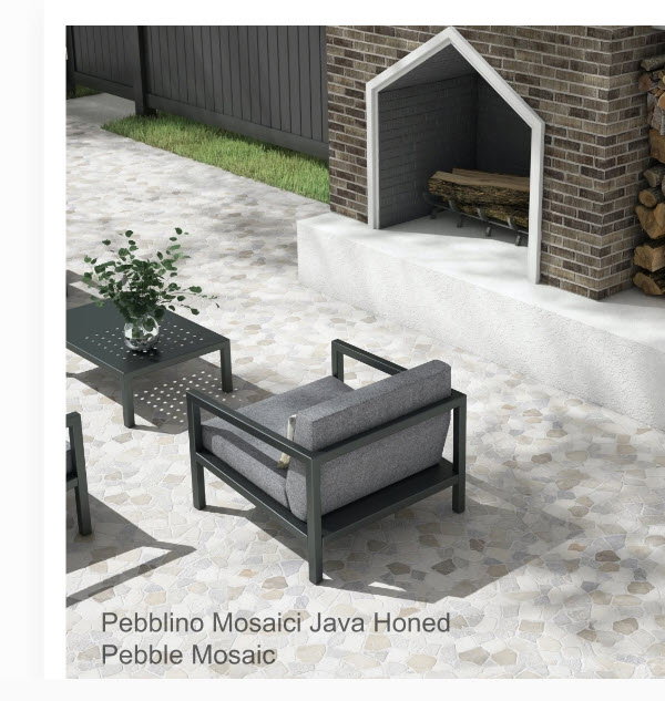 Pebbline Mosacici Honed Pebble Mosiac