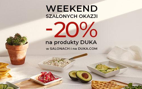 20% rabatu na produkty DUKA