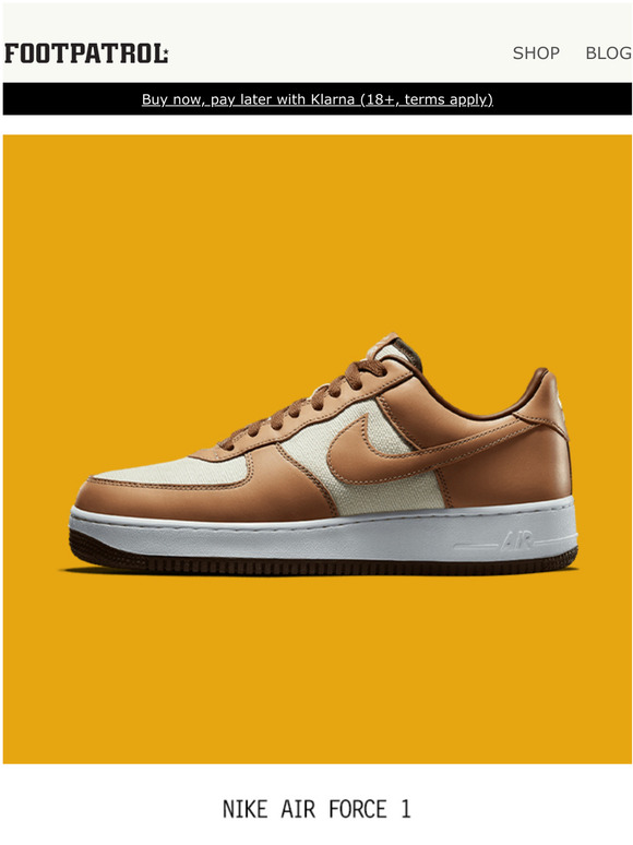 air force 1 buy now pay later