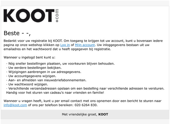 Welkom, --