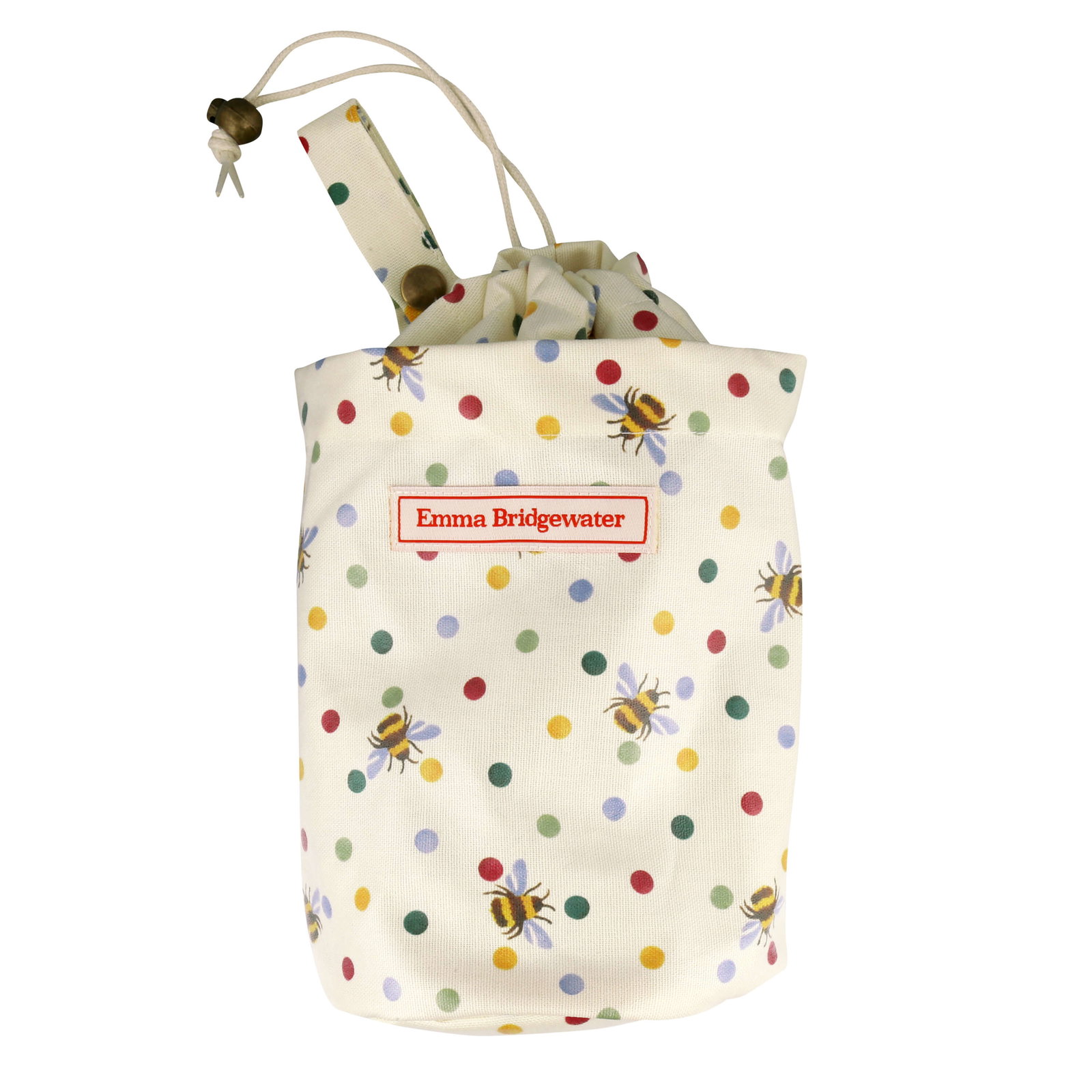 Bumblebee & Small Polka Dot Round Peg Bag