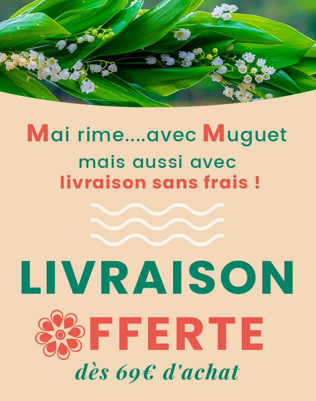 LIVRAISON OFFERTE dès 69€ d'achat