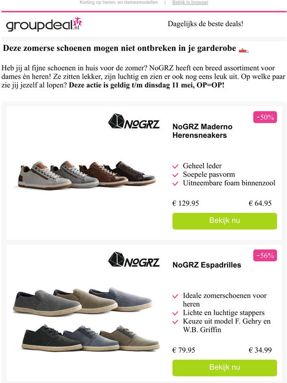 NoGRZ C.Maderno Sneakers | Heren - Internet's Best Online Offer Daily -  iBOOD.com