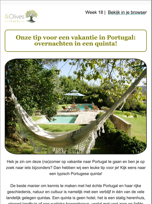 Onze tip voor een vakantie in Portugal