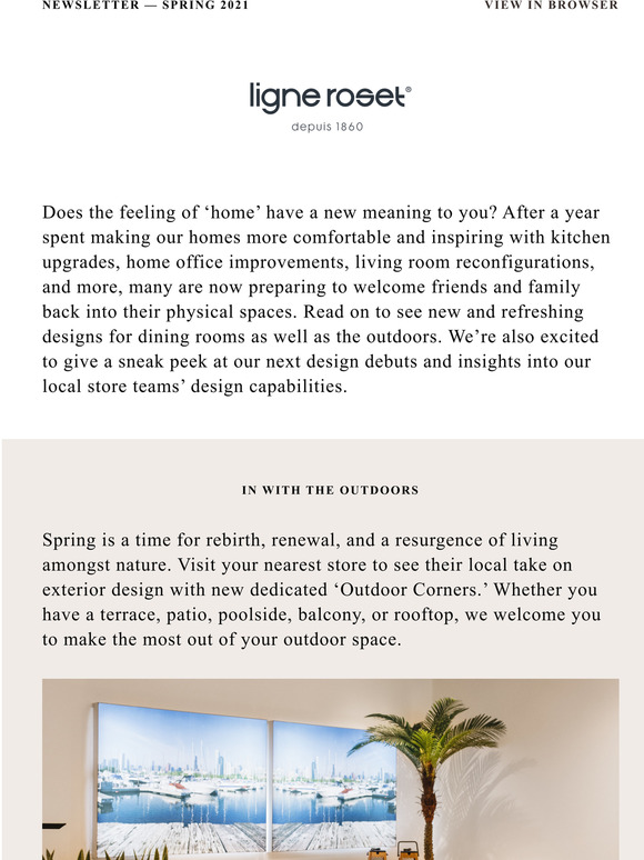 Welcoming Spring with Ligne Roset