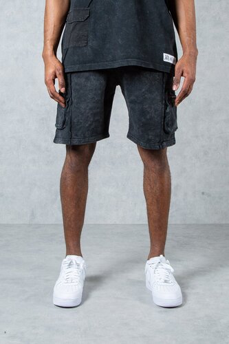 Hermes Stitch Pocket Cargo Short's - Black