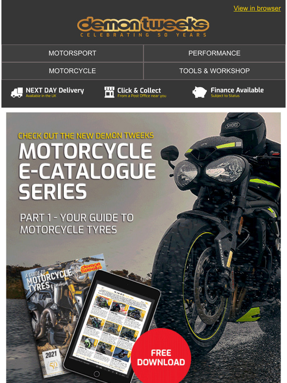 Demon Tweeks The New Demon Tweeks Motorcycle ECatalogue Series! Milled