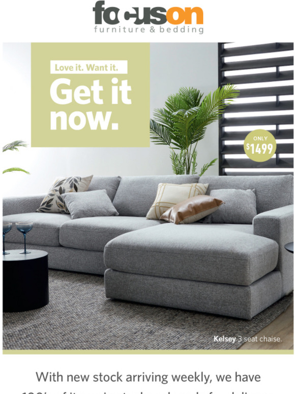 kelsey 3 seat chaise