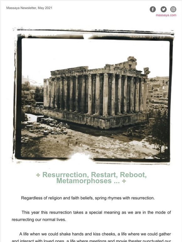 Resurrection, Restart, Reboot, Metamorphoses ...