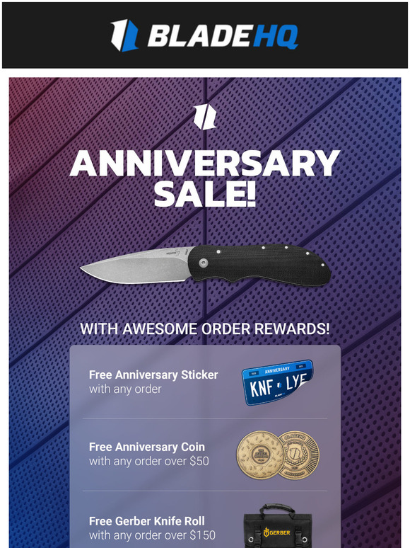 Blade HQ Source Blade HQ Anniversary Sale Continues! Milled