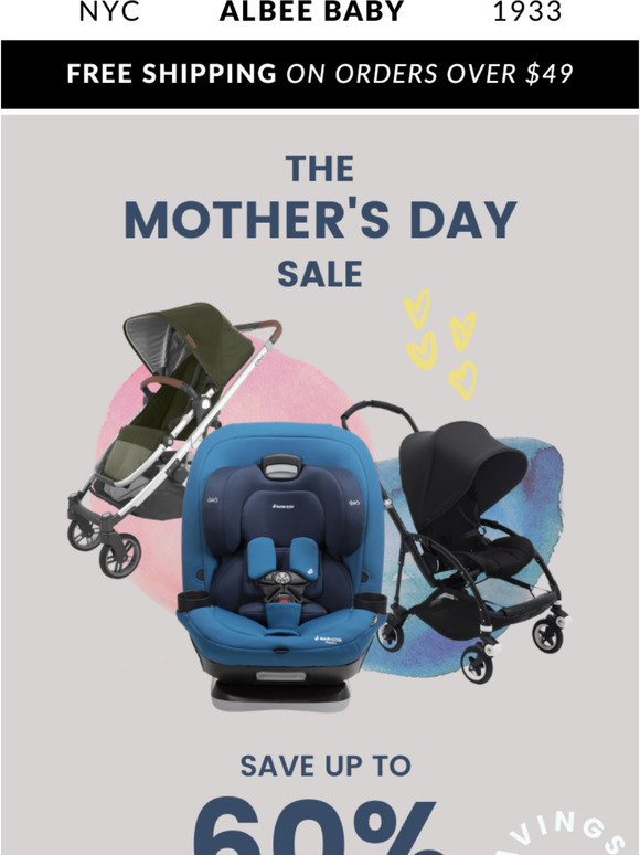 mother's day stroller sale