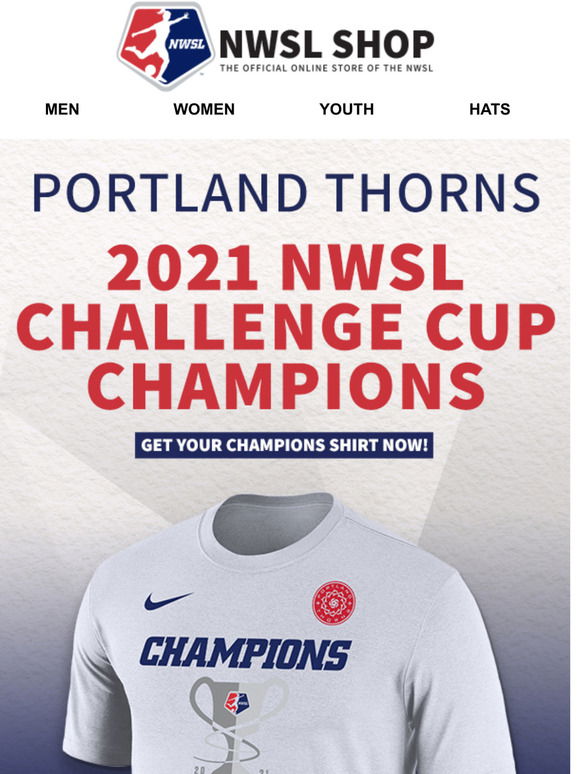 2021 NWSL Nike Challenge Cup Champions Tee