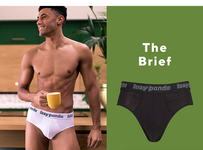 SOCKSHOP Lazy Panda Mens Bamboo Hipster Trunks Pack of 3 