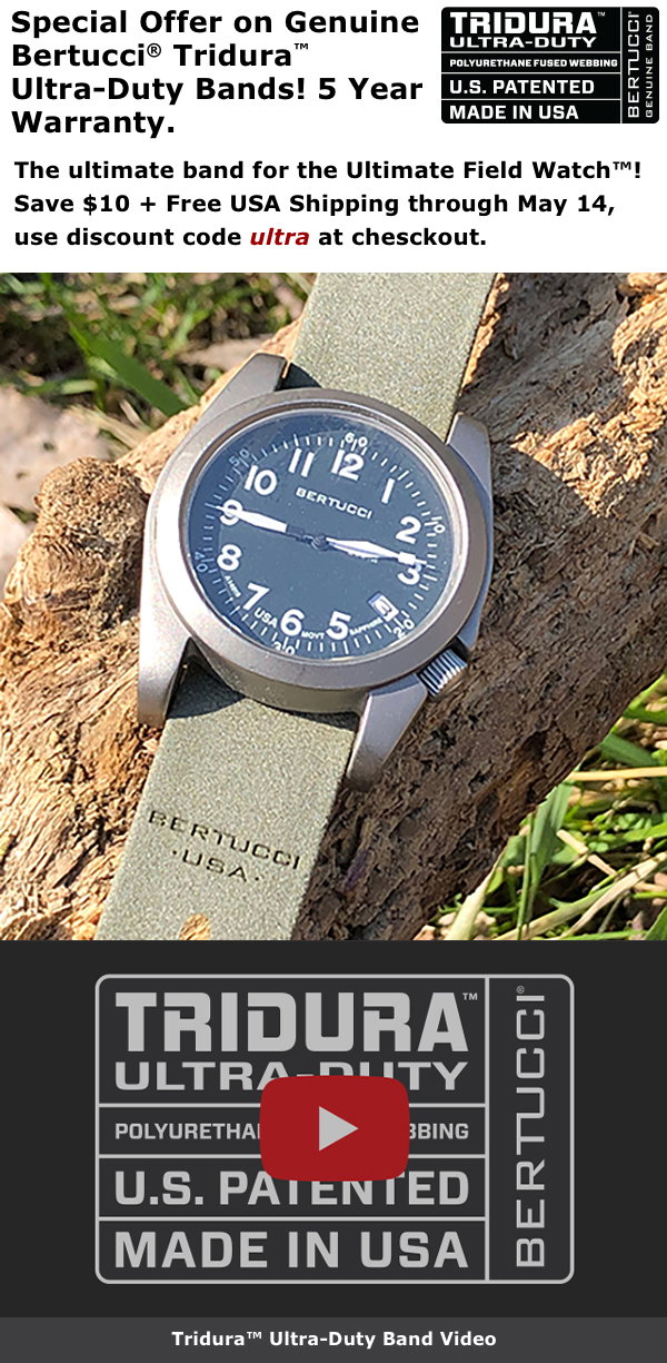 Bertucci A-4T Nautical High-Viz Watch | Deep Sea Blue/Yellow 13455 | Watches,  Blue sea, Cool watches