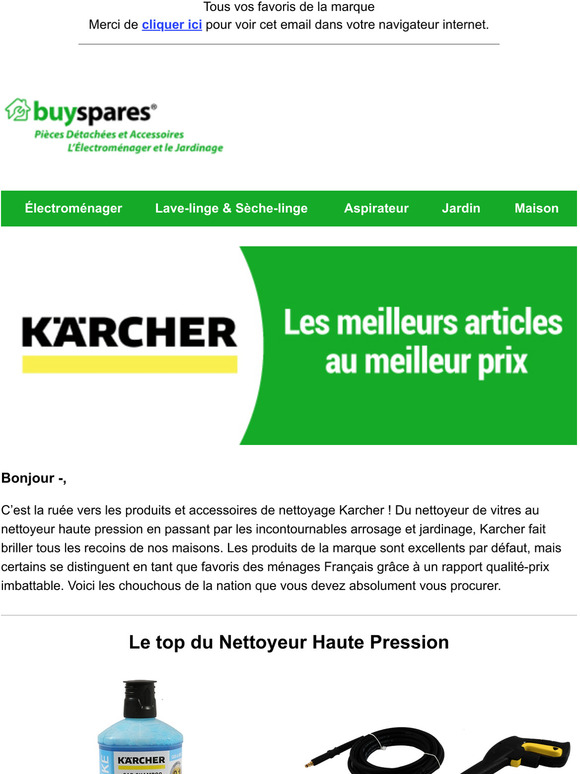 Karcher vous dvoile ses meilleurs deals